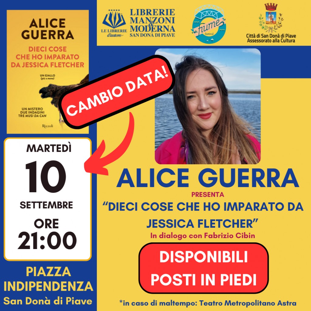 Alice Guerra presenta "Dieci cose che ho imparato da Jessica Fletcher"