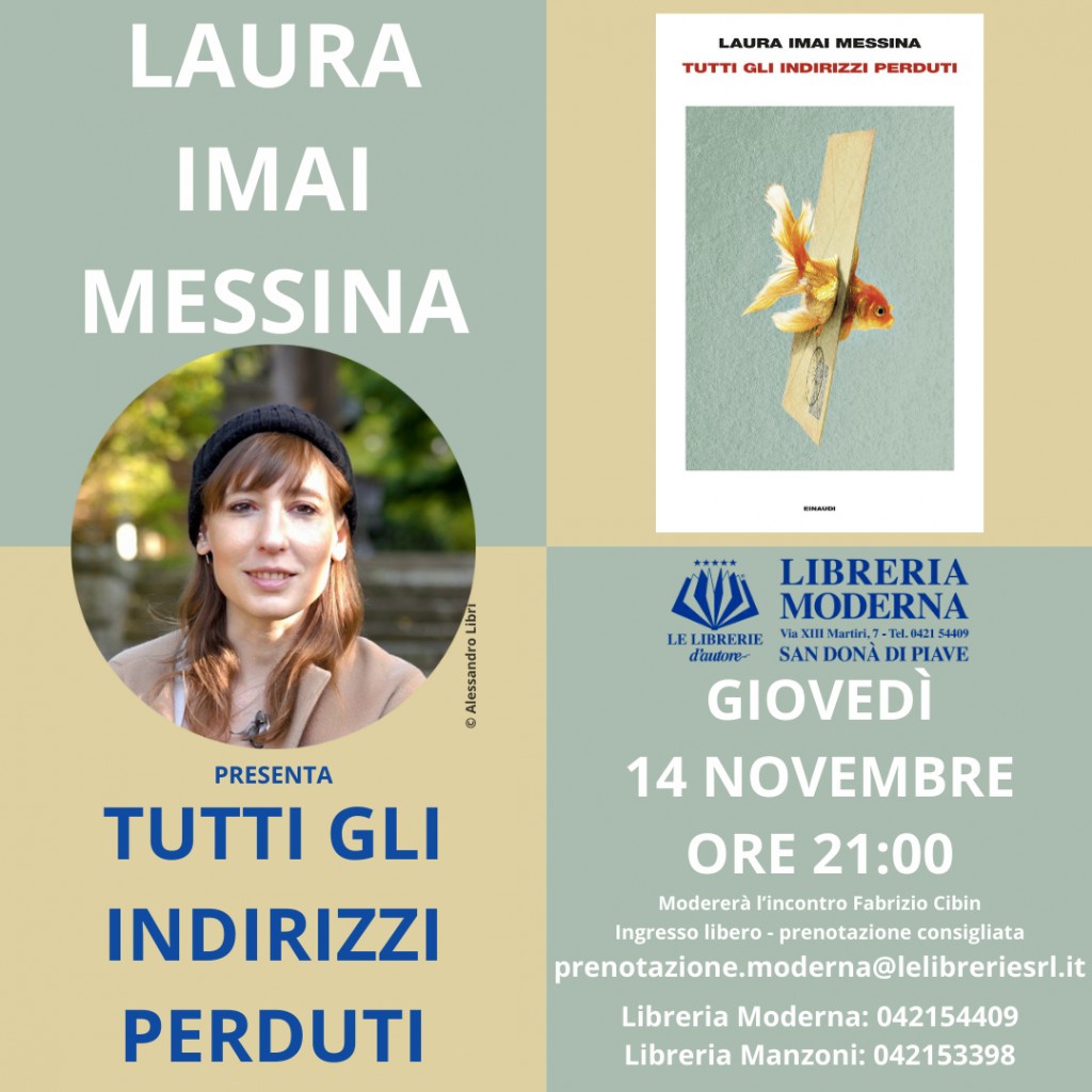 Laura Imai Messina presenta "Tutti gli indirizzi perduti"