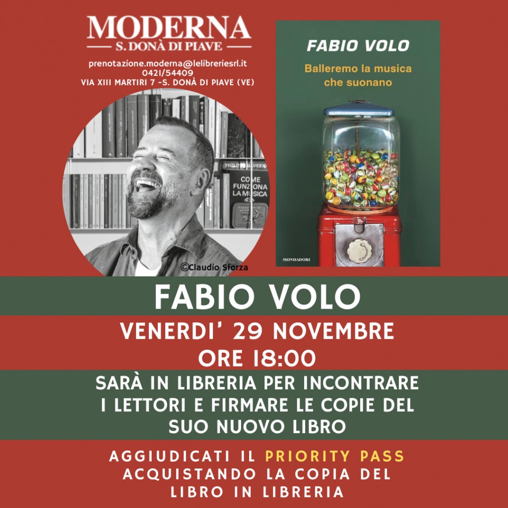 Fabio volo alla Libreria Moderna 