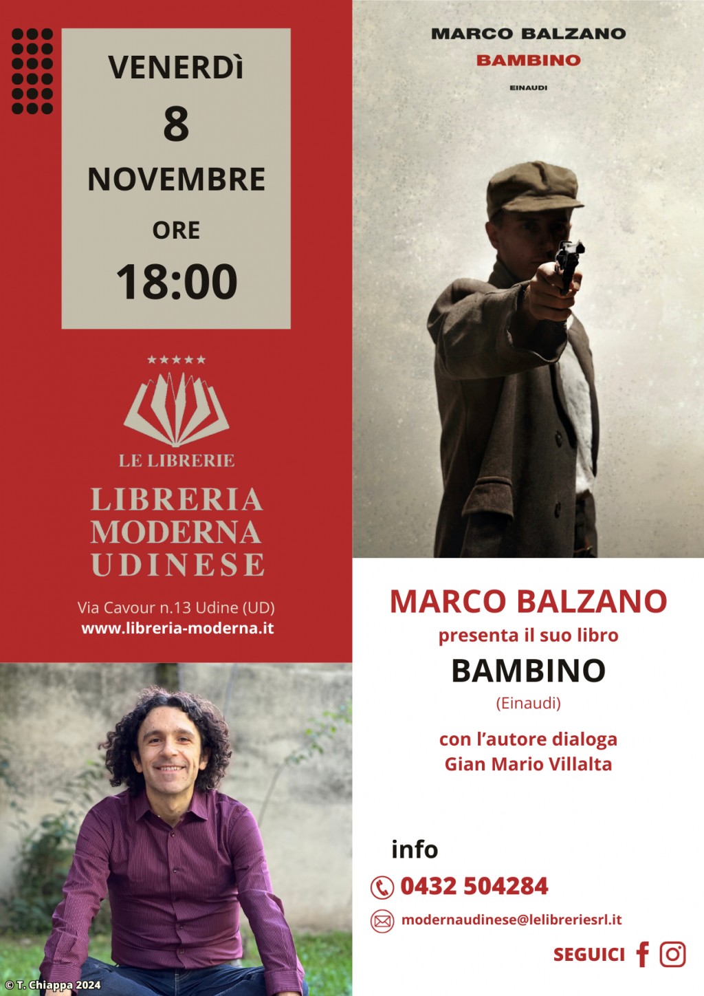 Marco Balzano presenta: Bambino