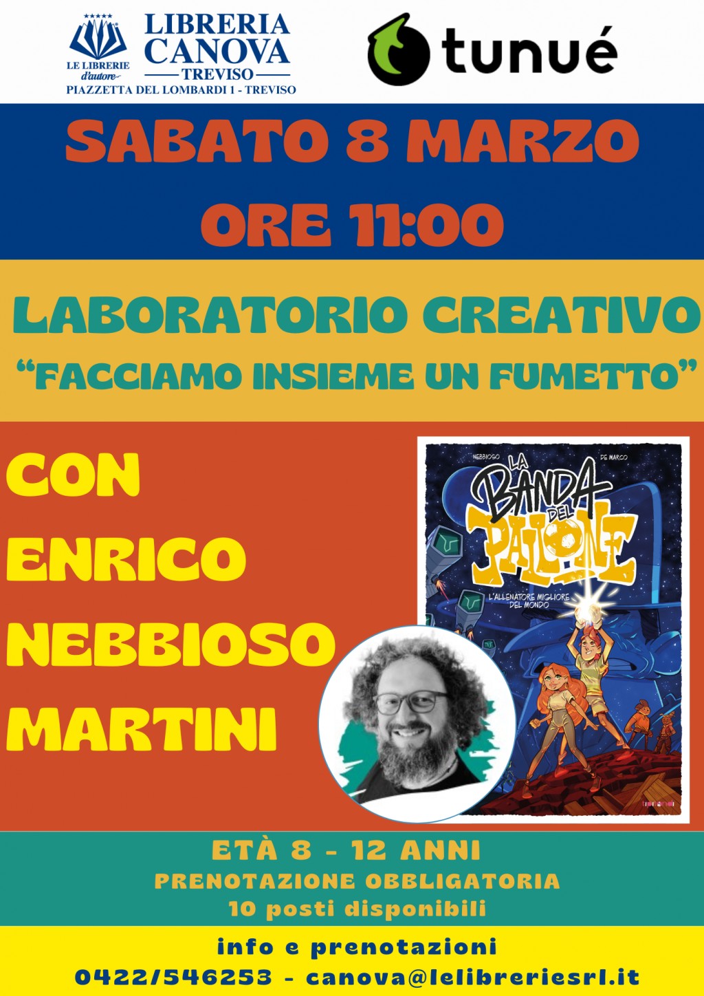 LABORATIVO "CREA IL TUO FUMETTO" con ENRICO NEBBIOSO MARTINI