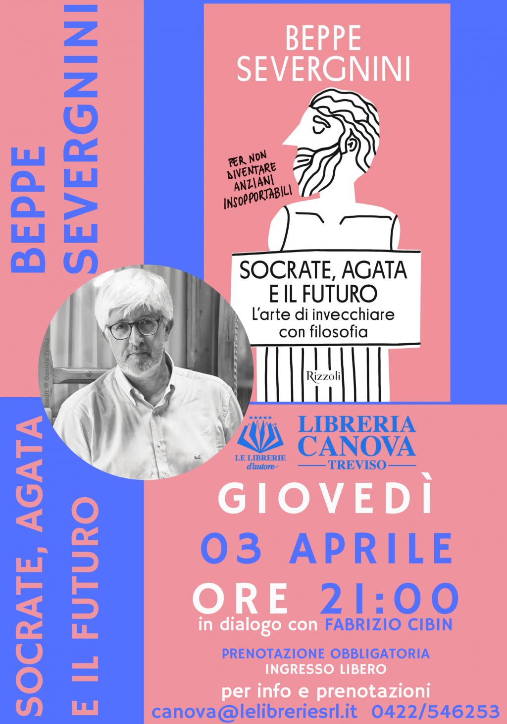 BEPPE SEVERGNINI presenta "SOCRATE, AGATA E IL FUTURO"